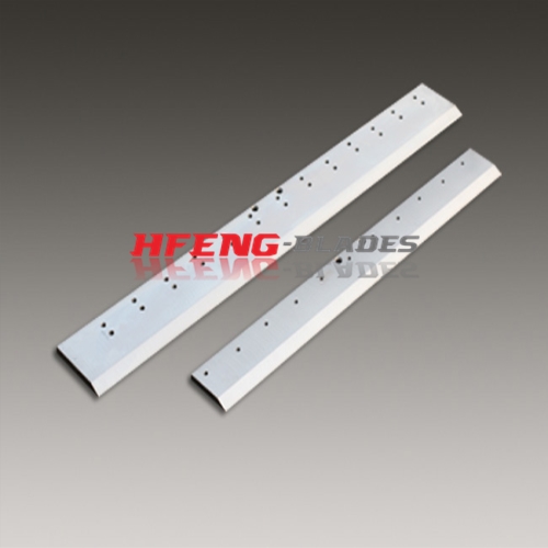 Paper guillotine cutting blades